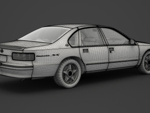 chevrolet impala ss 1994 3D Model