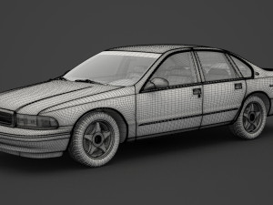 chevrolet impala ss 1994 3D Model