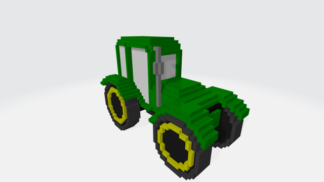 green farm track Modelo 3D .c4d .max .obj .3ds .fbx .stl .blend 