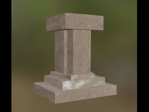 pedestal 3D Model