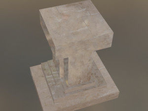 pedestal Modelo 3D