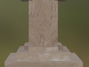 pedestal Modelo 3D