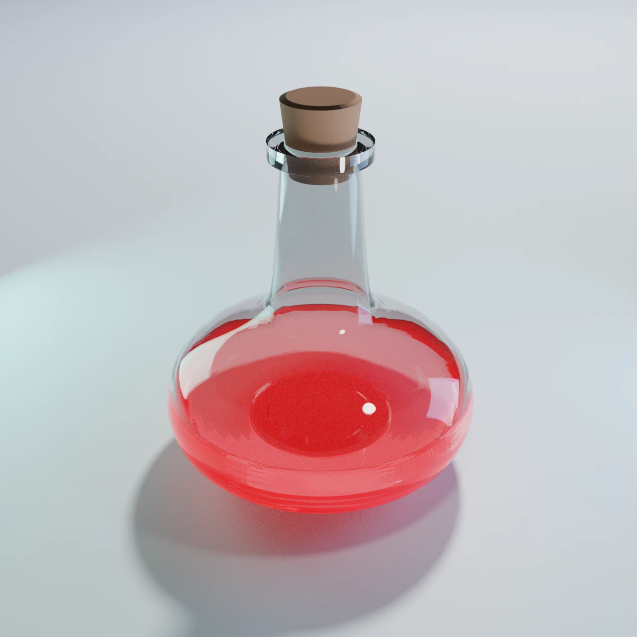 bottle 3D Model .c4d .max .obj .3ds .fbx .stl .blend 