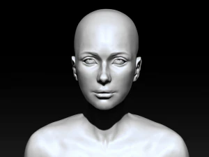 scultura realistica della donna Modello 3D