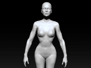 woman realistic sculpt 3D Model