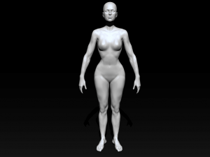woman realistic sculpt 3D Model