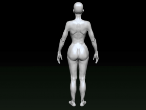 woman realistic sculpt 3D Model