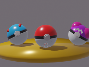 pokeballs 3D 프린트 모델