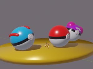 pokeballs 3D-printmodel