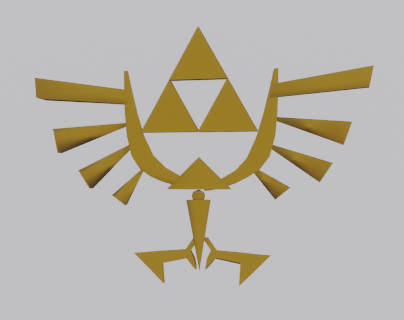 trinity of the legend of zelda 3Dプリントモデル .c4d .max .obj .3ds .fbx .stl .blend 