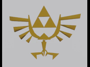 trinitas legenda zelda Model Cetak 3D