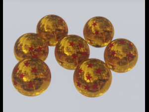 dragonballs Modelo de impresión 3D