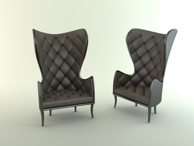 chair - model 3d 3Dモデル .c4d .max .obj .3ds .fbx .stl .blend 