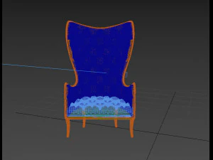 chair - model 3d 3D Model