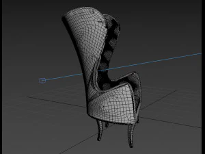 chair - model 3d 3D Model