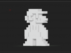 mario 25d 8bit 3D-Druckmodell