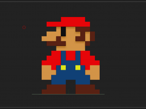 mario 25d 8bit 3D-Druckmodell