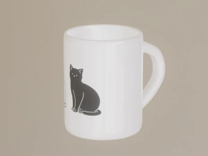 tazza per gatti Modello 3D