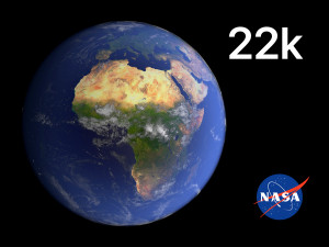 22k photorealistic earth - nasa Modello 3D