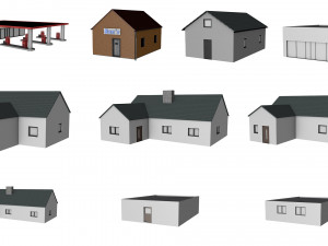 big city buildings bundle vol1 3D Model