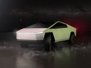 tesla cybertruck Modello 3D