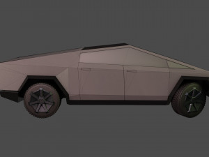 tesla cybertruck Model 3D