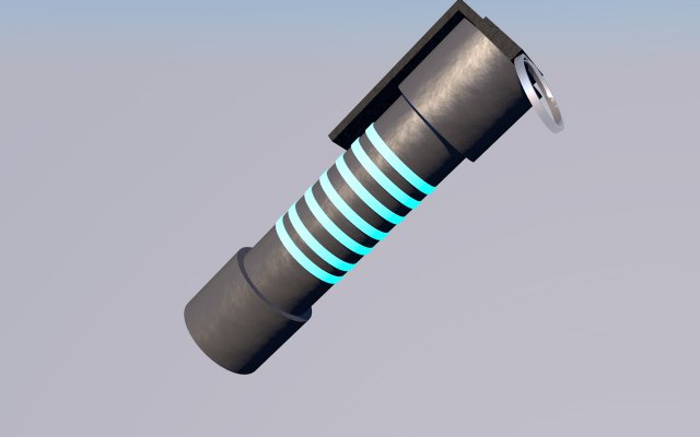 Granade Model 3D .c4d .max .obj .3ds .fbx .stl .blend 