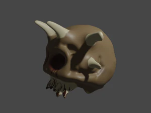 デーモンスカル 3Dモデル