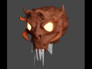 दानव खोपड़ी 3D मॉडल