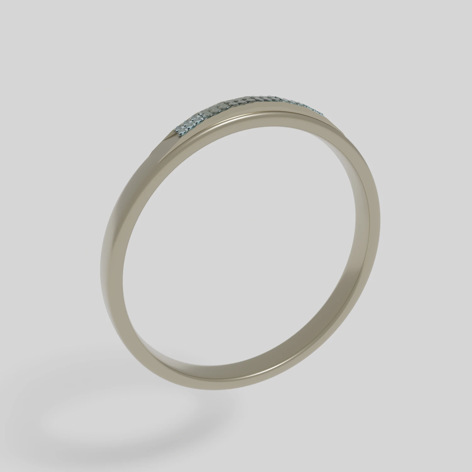 Cincin perak Model 3D .c4d .max .obj .3ds .fbx .stl .blend 
