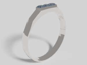 Silver ring 3D Model