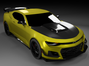 chevrolet camaro 6 zl1 1le Model 3D