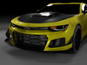 chevrolet camaro 6 zl1 1le Modelo 3D