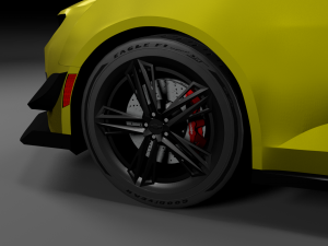 chevrolet camaro 6 zl1 1le Modelo 3D