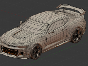 chevrolet camaro 6 zl1 1le Modelo 3D