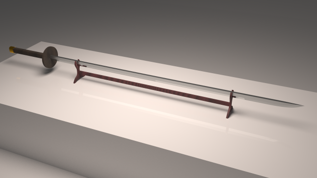 katana Modelo 3D .c4d .max .obj .3ds .fbx .stl .blend 