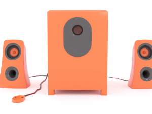 speakers 3D Model