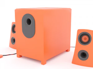 speakers 3D Model
