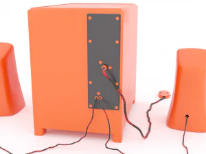 speakers 3D Model