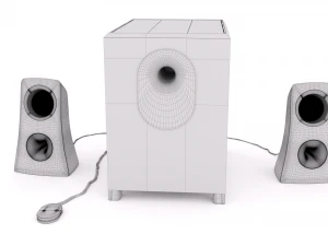 speakers 3D Model