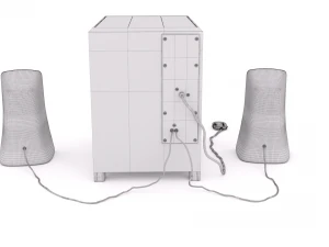 speakers 3D Model
