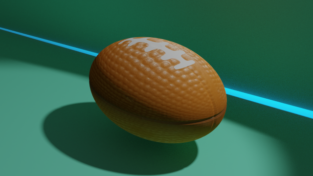 foam football ball Modelo 3D .c4d .max .obj .3ds .fbx .stl .blend 