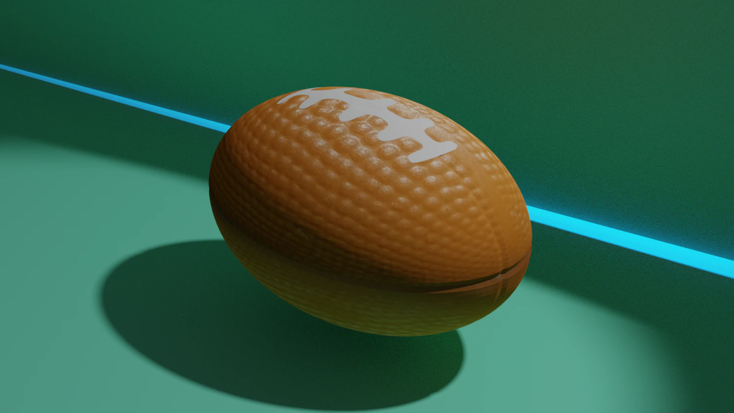 foam football ball 3D Model .c4d .max .obj .3ds .fbx .stl .blend 