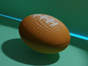 foam football ball 3D Model