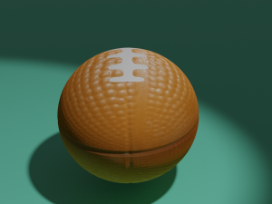 foam football ball Modelo 3D