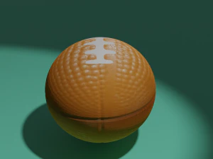 foam football ball 3D Model