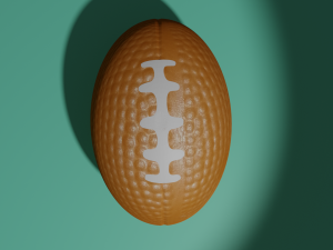 foam football ball Modelo 3D