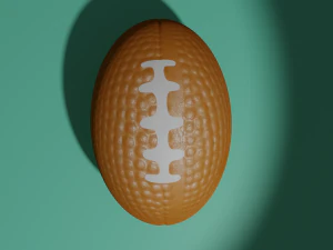 foam football ball 3D Model