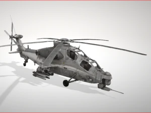 elicottero d'attacco wz 10 Modello 3D