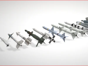 missiles pack 3D Model